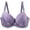 Purple, variant on Bras for Women Gift for Mother Women's Everyday Bra Classic Push Up Underwire Everyday Soft Lace Padded Solid Color Bras