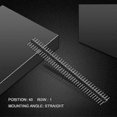 thumbnail image 4 of 2.45mm Pitch 40 Position Single Row Round Male Pin Header 5 Pcs, 4 of 5