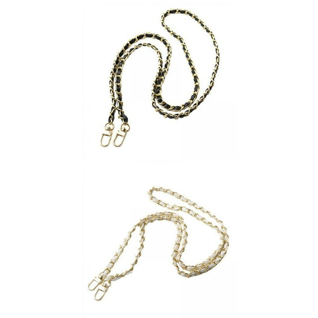 2 uds., correas para monedero, carteras cruzadas de repuesto, cadenas para monedero, PU Metal