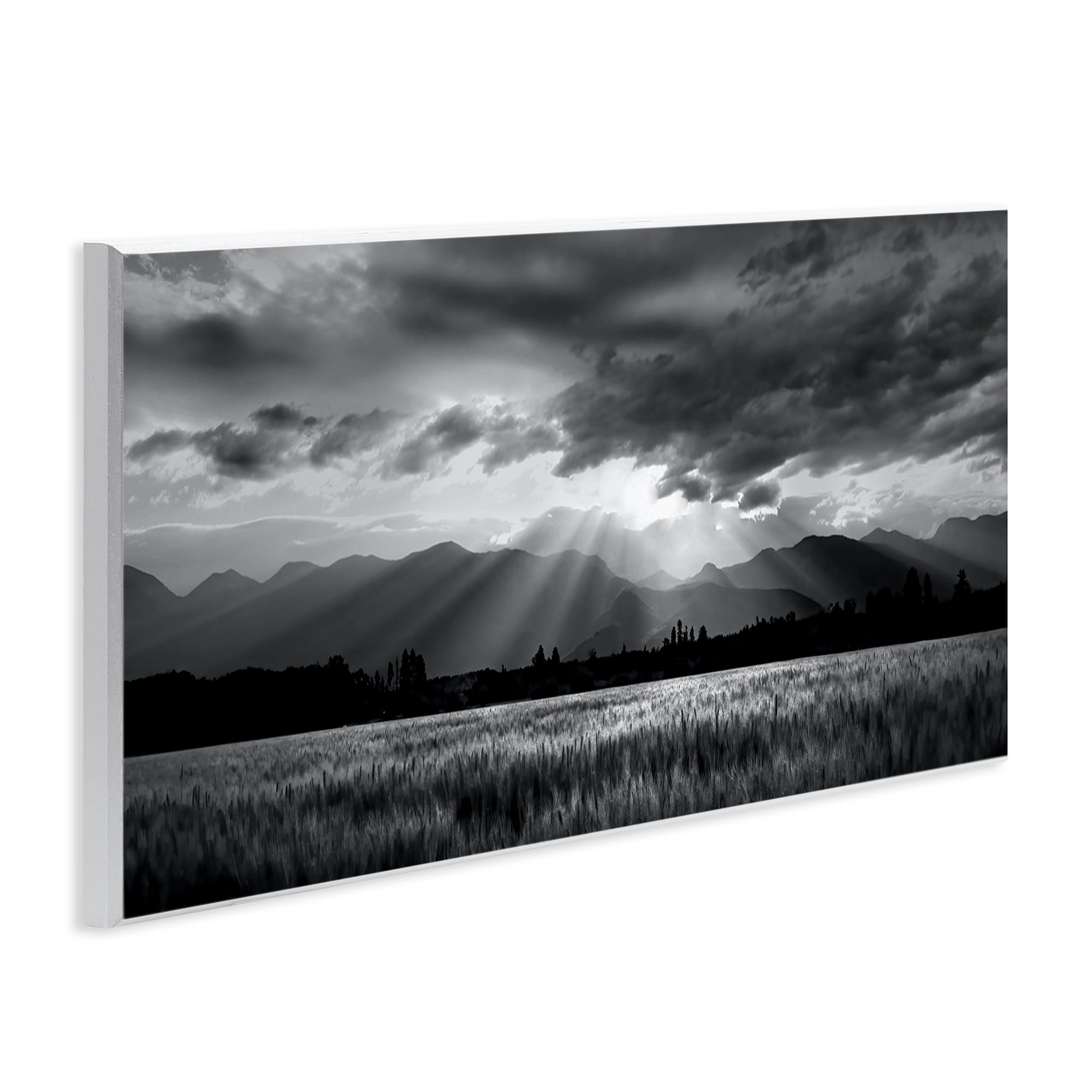 Stupell Industries Mountain Morning Sunbeams Wall Plaque Art, design by Steve Toole