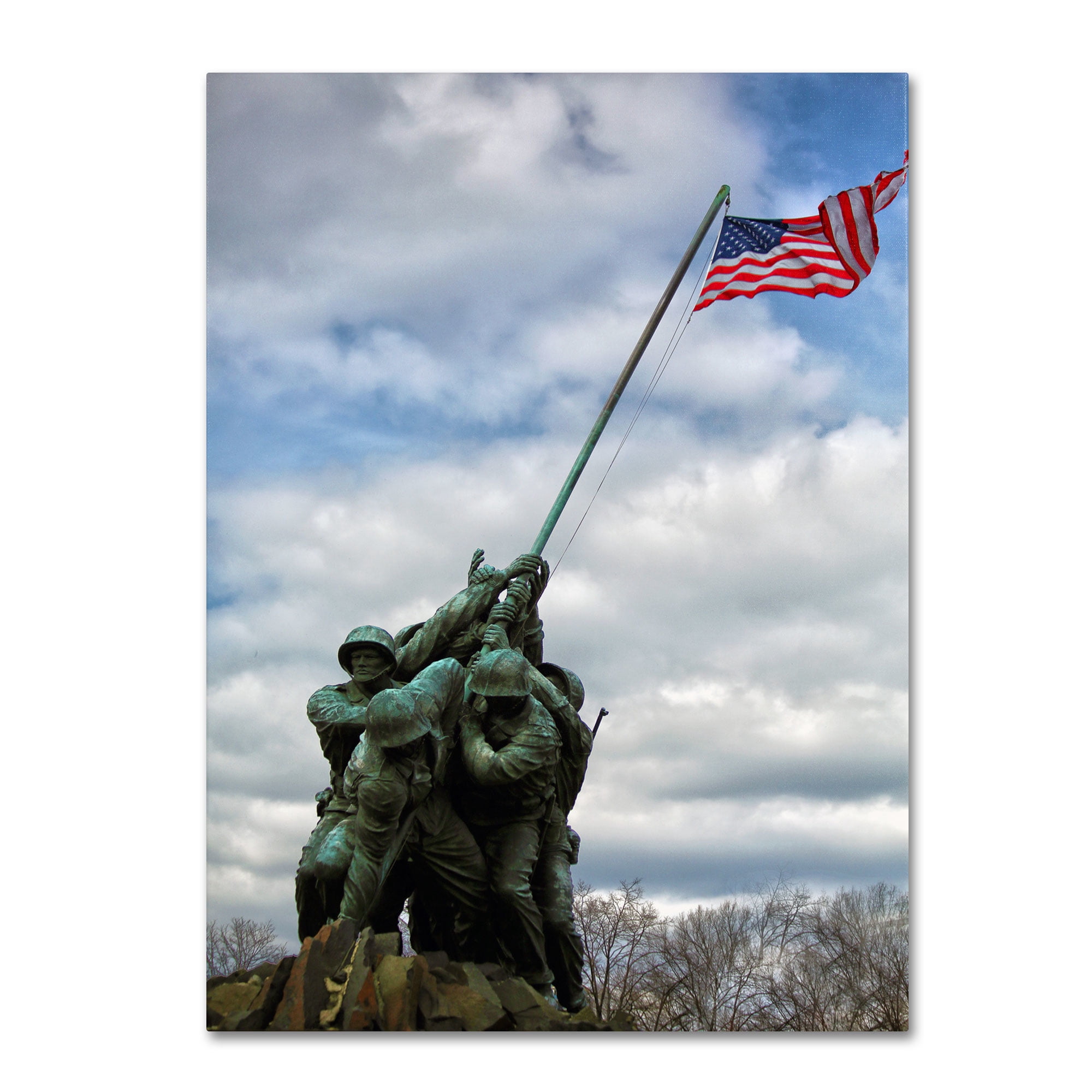 Trademark Fine Art "Marine Corps Memorial 2" Canvas Art by CATeyes