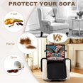 thumbnail image 7 of SCRAWLGOD 250th Anniversary Recliner Chair Cover American Flag Eagle Print Non Slip Stain Resistant Furniture Protector Washable Recliner Cover with Pocket, 7 of 7