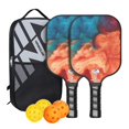 thumbnail image 1 of Pickleball Set With 2 And 4 For Outdoor Sports For Beginners Lightweight With Ergonomic Handle And Durable Fiberglass Face, 1 of 1