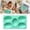Mint Green, variant on 1 Pack 3D Big Easter Egg Silicone Mold - 5 Cavity Egg Shape Non-Stick Baking Tray for DIY Chocolate, Cake, Dessert, Candy, and Summer Baking Projects - Easter Baking Supplies (Red)