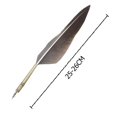 thumbnail image 4 of Retro Caligrafía Quill Feather Dip Pen Juego de tinta de escritura Regalos de cumpleaños (Gris Likrtyny  Para estrenar, 4 of 4