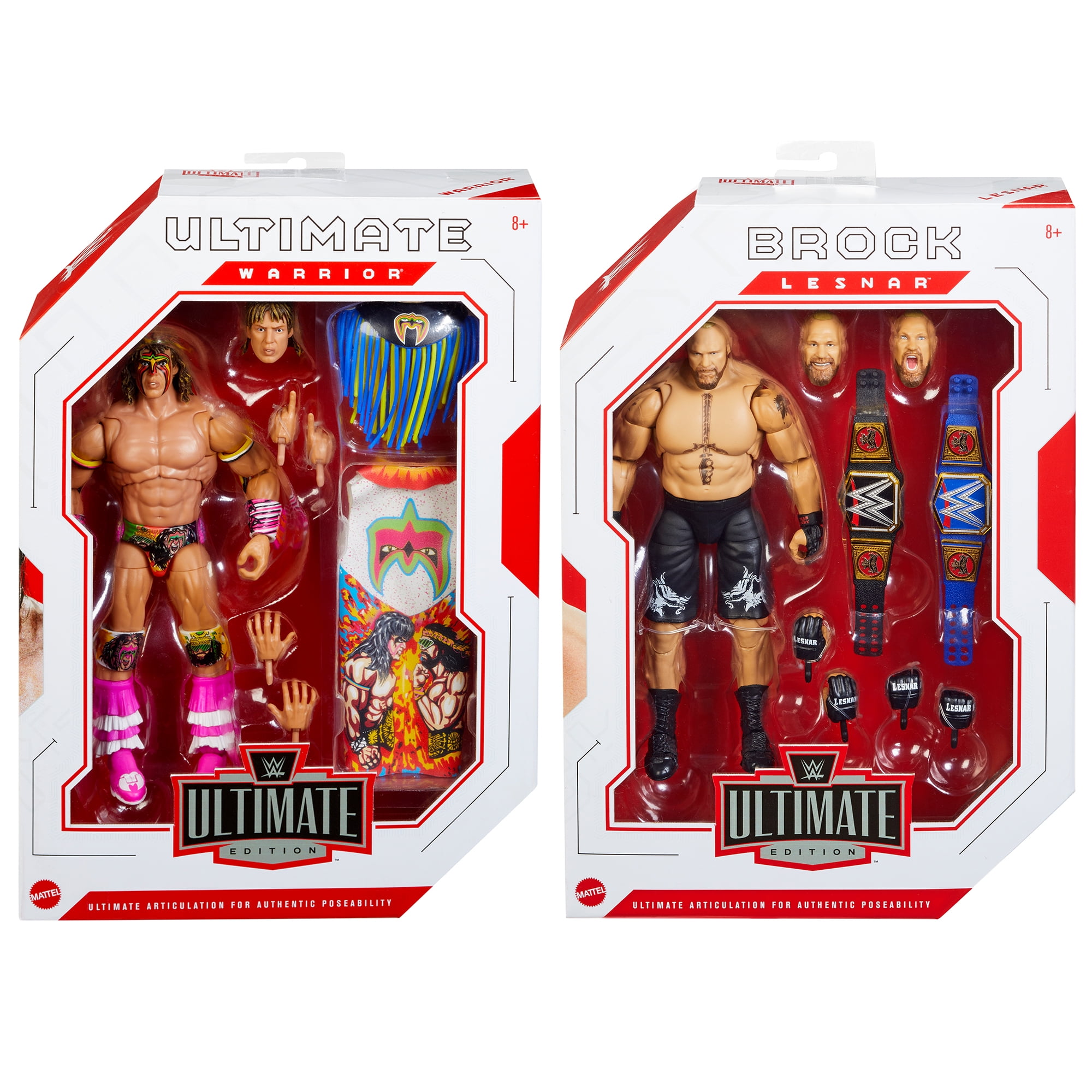 Wwe Ultimate Edition 15 Complete Set Of 2 Mattel Wwe Toy Wrestling Action Figures