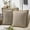 Cafélumière, variante sur JUNWELL Lot de 2 Housses de Coussin Décoratives Style Ferme Bords Bordés en Toile de Jute et Lin Gris Foncé 12 x 20 Pouces 30 x 50 cm