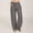 Dark Gray, variant on Women's Pants Under $10 With Pockets And Elastic Waistband Spring Solid Color Elastic Waist Patchwork Wide Leg Casual Pants