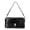 black, variant on Genuine Cowhide Leather Crocodile Grain Shoulder Bag, Women's Underarm Handbag, Daily Travel Purse