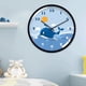 thumbnail image 5 of Reloj de pared creativo for sala de estar, reloj de pared for el hogar sin perforaciones, reloj de cuarzo de onda eléctrica silenciosa, adecuado for sala de estar, estudio, dormitorio., 5 of 5