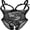 Black, variant on Open Bust Lace Bodysuit Sexy Lingerie for Women, One Piece Babydoll Mini