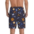 thumbnail image 4 of Lsque Galaxy Mens Sleep Pajama Shorts,Short Pajama Pants, Cotton Ultra-Soft Knit-XX-Large, 4 of 9