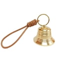 thumbnail image 1 of Toystoory Timbre vintage de latón con manija para puerta, con apertura dorada y pequeño reloj de pared transparente, ideal para decoración de Kits de decoración para fiestas tamaño pequeño, 1 of 6