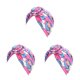 thumbnail image 2 of Qarigey Estilos bohemios turbantes para mujer diseño elástico diadema preatada gorra plisada Skullcap moda sombreros Swirly Headcover rosered Type1 NO1 Qarigey CBP206605, 2 of 6