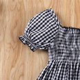 thumbnail image 4 of Robe à Carreaux à Manches Courtes pour Tout-Petite Fille Robe de Princesse, 4 of 4