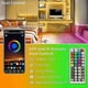 thumbnail image 2 of Ksipze 30m Bande Lumineuse Led (2 Rouleaux de 15m) RVB Musique Sync Changement de Couleur, Lumires LED Bluetooth avec Tlcommande Intelligente de Contr, 2 of 5