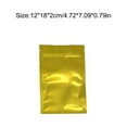 thumbnail image 3 of 100 Pieces Foil Pack Bag which has good practicality Home Leakproof Sealing Cosmetic Powder Package Bags Wrapping Accessory Holding Pouch Golden 12x18cm, 3 of 8