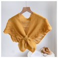 thumbnail image 1 of Women‘s Small Shawl Wraps Fishtail Knitted Shoulder Shrug Flapper Solid Color, 1 of 2