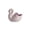 Pink, variant on Candle Holder,Glossy Ceramic Swan Scented Wax Cup,Heat Resistant Tabletop Ornament for Candlelight Dinner Holiday Indoor Layout(Pink)