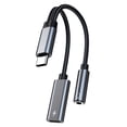 thumbnail image 3 of Cable De Audio 2 En 1 Tipo C A 3,5Mm Compatible Con Pd60W Adaptador De Auriculares De Carga Rápida 32Bit/384Khz Cable Dongle Plug And Play Cateissary EL006724-00, 3 of 6