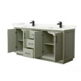 thumbnail image 3 of Wyndham Collection Wcf414172d-Qtz-Unsmxx Strada 72" Free Standing Double Basin Vanity Set, 3 of 7