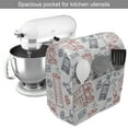 thumbnail image 2 of London Stand Mixer Cover, Popular English Country Culture Tourist Attraction Travel Theme, Kitchen Appliance Organizer Bag Cover with Pockets, 5 Quarts, Vermilion Dark Blue, by Ambesonne, 2 of 4