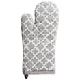 thumbnail image 4 of DII Modern Style Cotton Lattice Oven Mitt and Potholder Set in Gray, 4 of 4