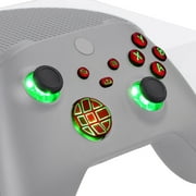 eXtremeRate Scarlet Red Multi-Colors Buttons7 Colors 9 Modes DTF LED Kit for Xbox Series X/S Controller(not included Controller)