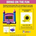 thumbnail image 2 of Pogo Crossover Inflatable Bounce House, Classic Pink Jumper (No Blower), 2 of 10