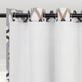 thumbnail image 2 of DriftAway Thermal Insulated Blackout Curtain Liner 2 Panels Each Liner Size 40 Inch by 80 Inch Rings Included, 2 of 4