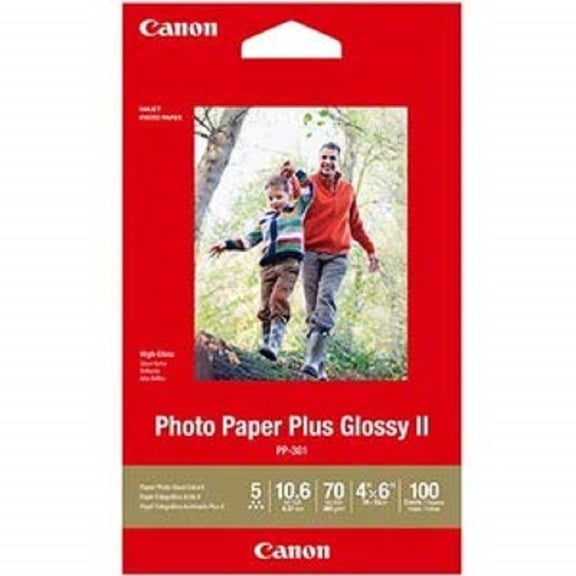 Canon Photo Paper Glossy 4 x 6 Inches, PP-301, 100 Sheets