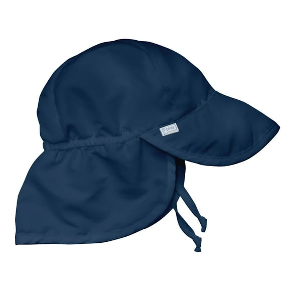 Flap Sun Protection Hat-Navy-9/18mo