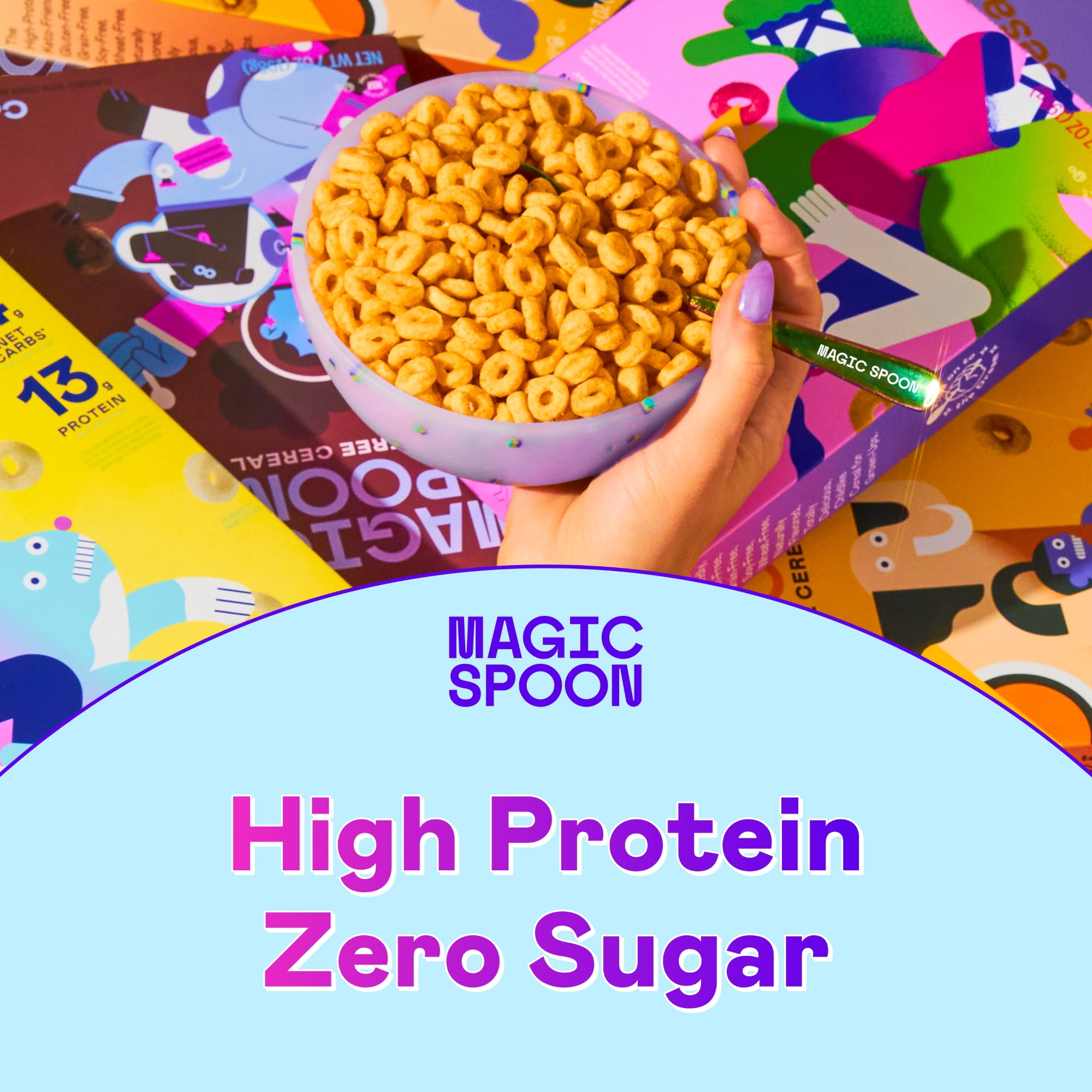 Magic Spoon Cocoa Grain-Free Breakfast Cereal, 7 oz Box