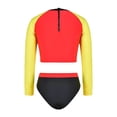 thumbnail image 2 of Gvmfive Women Bathing Suit 2PCS Set Long Sleeve Tankini Shorts Swimsuit Swimwear, 2 of 3
