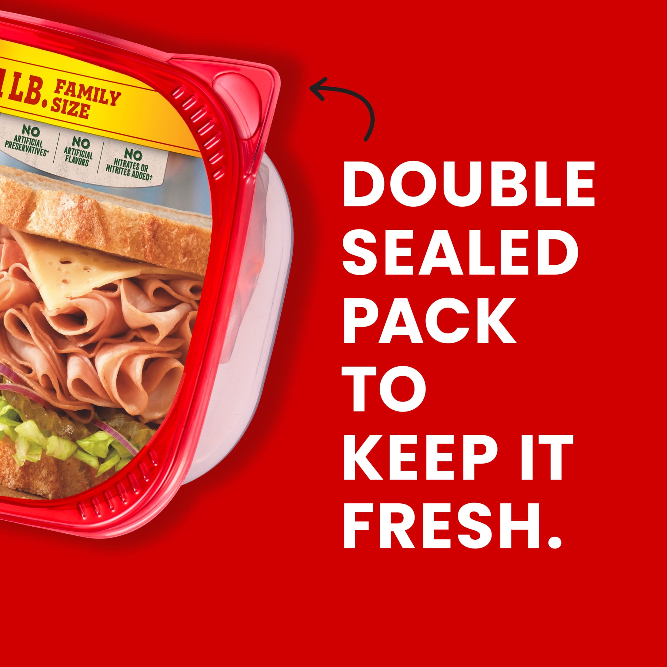 Hillshire Farm Ultra Thin Honey Ham Lunchmeat, 16 oz Plastic Tub, Refrigerated