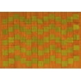 thumbnail image 1 of Ahgly Company Machine Washable Indoor Rectangle Abstract Yellow Contemporary Area Rugs, 2' x 3', 1 of 4