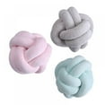 thumbnail image 3 of Decorative Knot Ball Pillow Cushion Soft Plush Toy Throw Pillow for Car Sofa Girlfriends Playing, 3 of 8