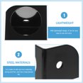 thumbnail image 3 of WEUVEB Wall Rack for Barbell Steel Black Sleek Exterior 1Pack, 3 of 7