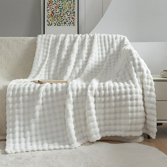 Hiroekza Throw Blanket Soft Thick Facecloth Blankets Nap Blankets for Beds Sofas and Other Scenarios Provide the Ultimate in Comforts Throw Blanket for Couch