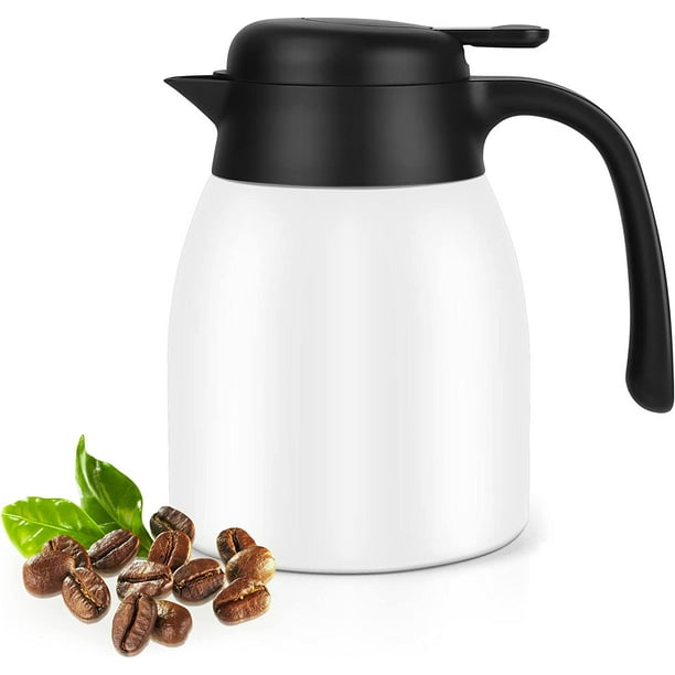 SSAWcasa Thermal Coffee Carafe 40oz Insulated Coffee Thermos,Stainless