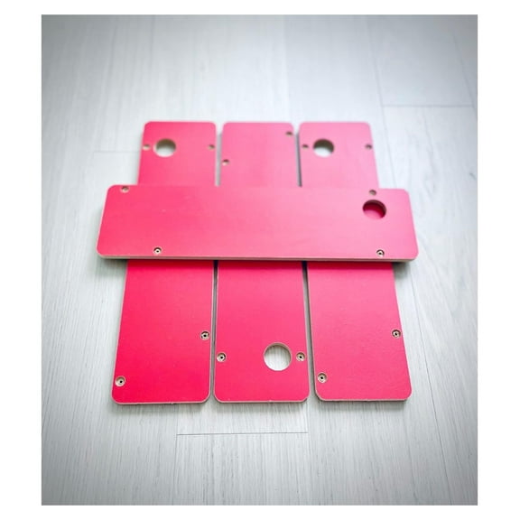 CncDesigns Zero Clearance Inserts (4-Pack) for Table Saw TS-6307-00, Made in USA.