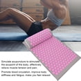 thumbnail image 4 of Almohada De Masaje De Acupuntura De Almohada Mat De Yoga Masaje De Acupresión Masaje De 68 X 42 Cm Hebilla Rosa Gris Claro, 4 of 7