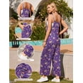 thumbnail image 2 of Mono Ekouaer para mujer, estilo bohemio, con pernera ancha y bolsillos, estilo bohemio, 2 of 6