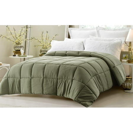 Super Oversized High Quality Down Alternative Comforter Fits Super Oversized High Quality Down Alternative Comforter Fits Pillow Top Beds King 110 X 96 Light Sage