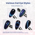 thumbnail image 4 of Esmalte de uñas en gel Beetles Blue Cat Eye de 15 ml con imán, 4 of 7