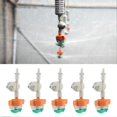 thumbnail image 2 of Lot de 5 arroseurs rotatifs avec pulvérisateur suspendu anti-goutte et raccord micro-goutte pour irrigation de jardin, 2 of 4