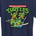 thumbnail image 3 of Teenage Mutant Ninja Turtles - Gaming Group And Logo - Women's Short Sleeve Graphic T-Shirt, 3 of 5