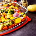 thumbnail image 3 of CGNWEEPS Square Glass Baking Dish with Lid Set,2 Piece Square Glass Baking Pan (6x6 & 9x9 Inches), Microwave and Oven Safe, 3 of 7