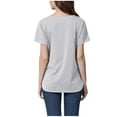 thumbnail image 5 of Wancir Women's Maternity Shirts Short Sleeves Nursing Tops Breastfeeding Tees Pregnancy Clothes, 5 of 6