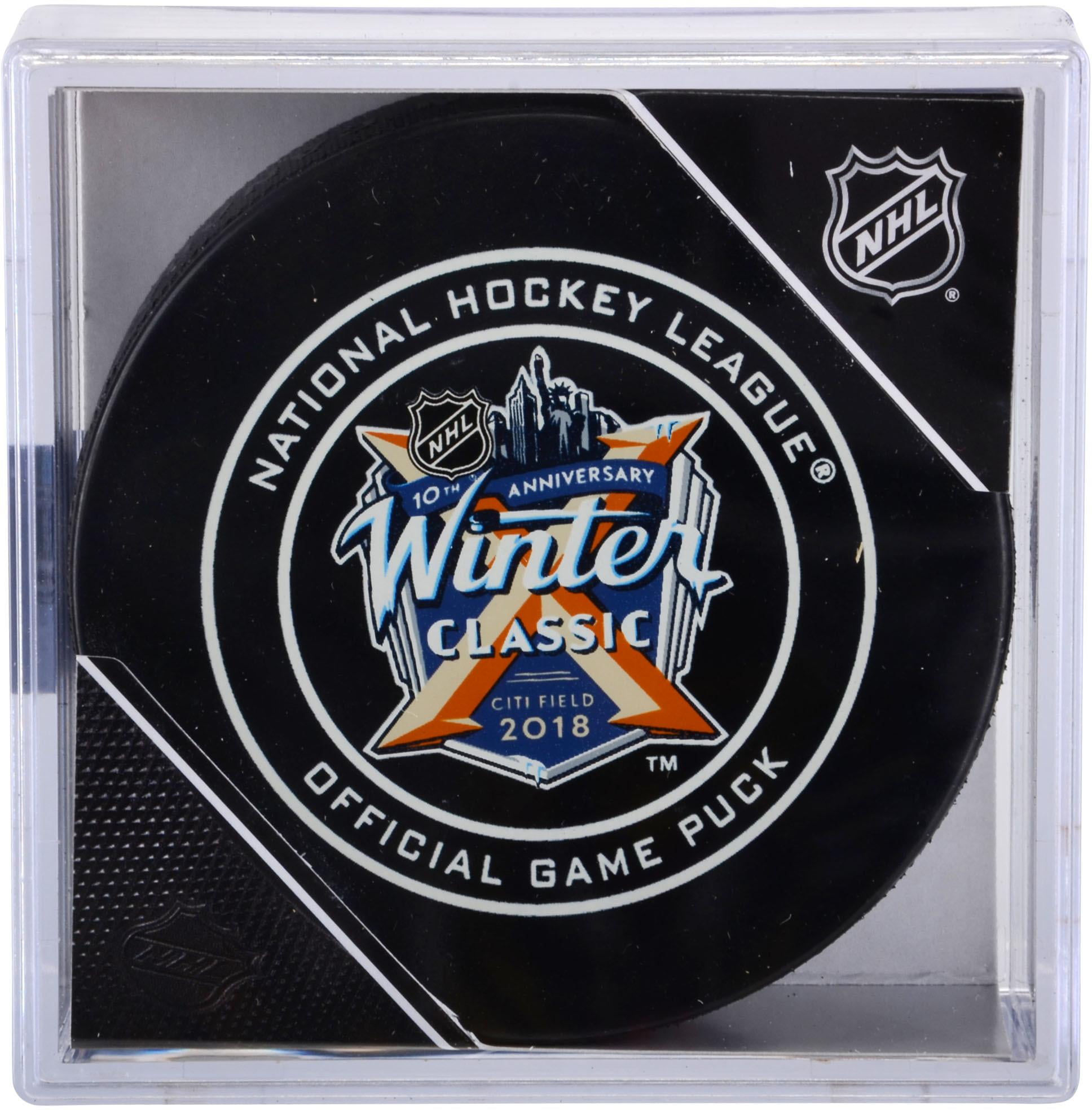 Buffalo Sabres vs. New York Rangers 2018 NHL Winter Classic Unsigned Official Game Puck